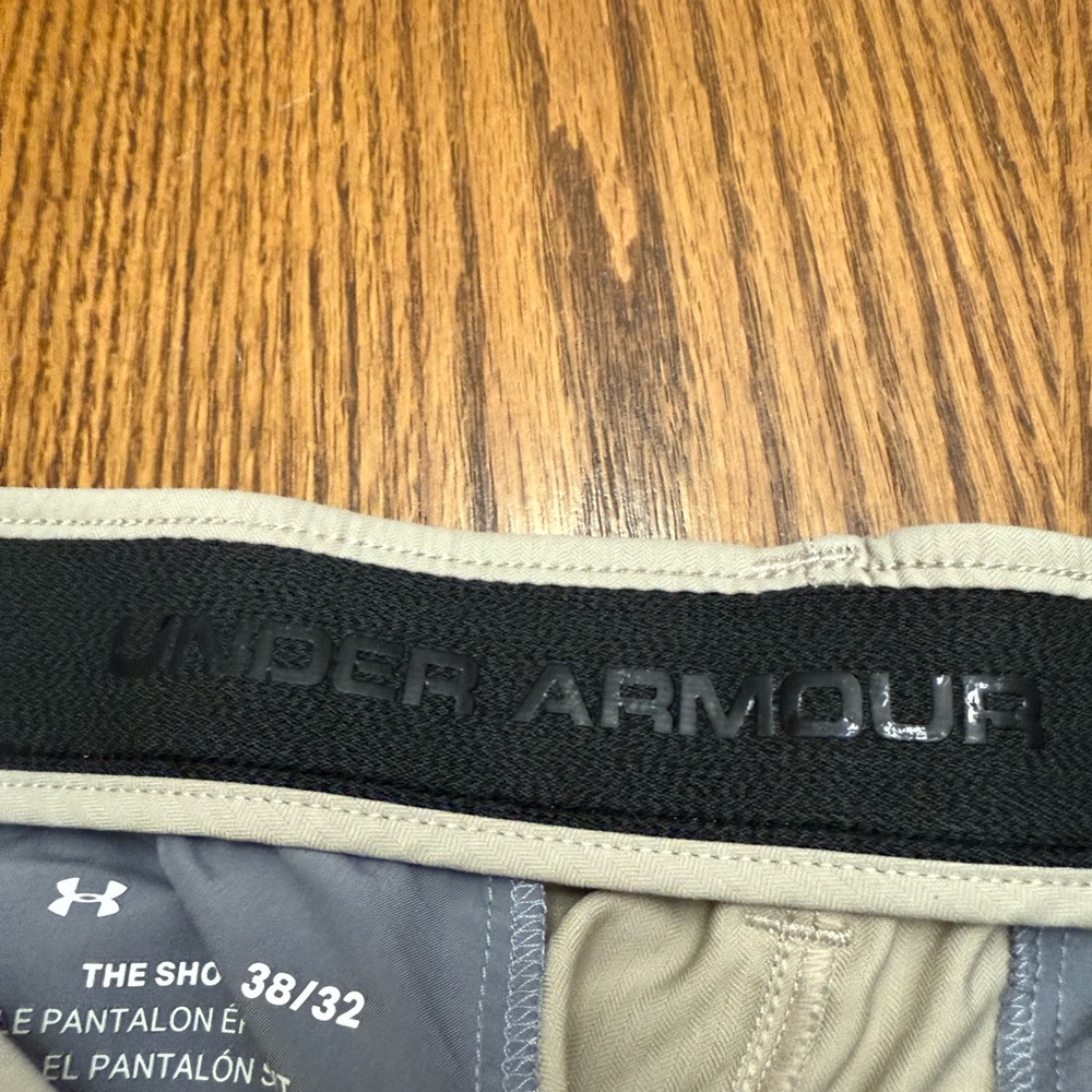 Under Armour Men's Khaki Performance Pants - Picture 3 of 5